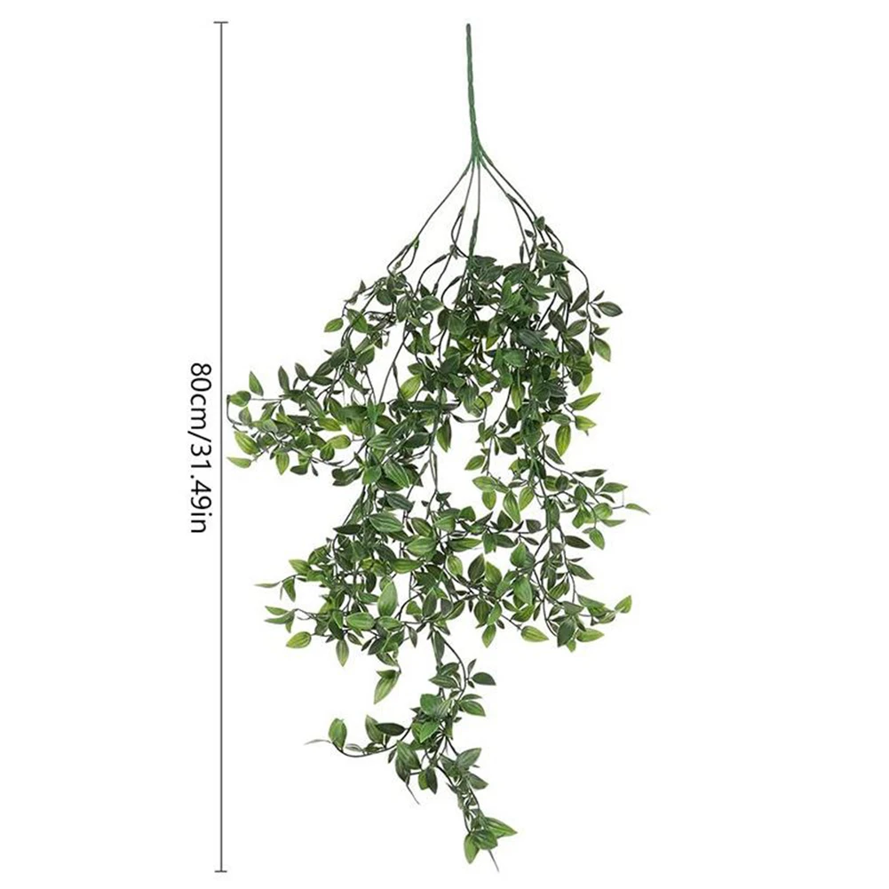 Durable New Hanging Plants Artificial Bouquets Plastic Realistic Simulation Vine 34.19inch Home Vivid 80cm Decor
Durable New Hanging Plants Artificial Bouquets Plastic Realistic Simulation Vine 34.19inch Home Vivid 80cm Decor
