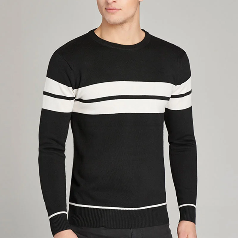 Men Sweaters Stripes 2023 Autumn Winter Vintage Knitwear O-neck Pullover Tops Fashion Streetwear Slim Fit Male Casual Sweater
Men Sweaters Stripes 2023 Autumn Winter Vintage Knitwear O-neck Pullover Tops Fashion Streetwear Slim Fit Male Casual Sweater