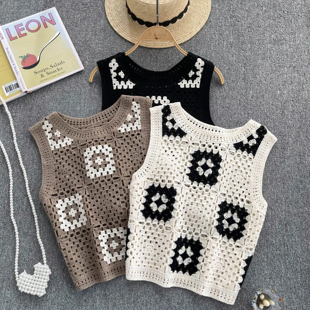 Chic Sweet Tank Top Female Camisoles Women Backless Summer Hollow Out Sleeveless Thin Camis Vest All-match Clothes Dropshipping
Chic Sweet Tank Top Female Camisoles Women Backless Summer Hollow Out Sleeveless Thin Camis Vest All-match Clothes Dropshipping