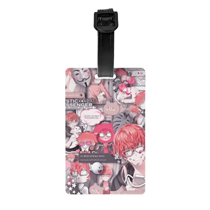 Пользовательский Mystic Messenger 707 коллаж багажная бирка с именной картой Личная Обложка идентификационная этикетка для путешествий сумка чемодан
Пользовательский Mystic Messenger 707 коллаж багажная бирка с именной картой Личная Обложка идентификационная этикетка для путешествий сумка чемодан
