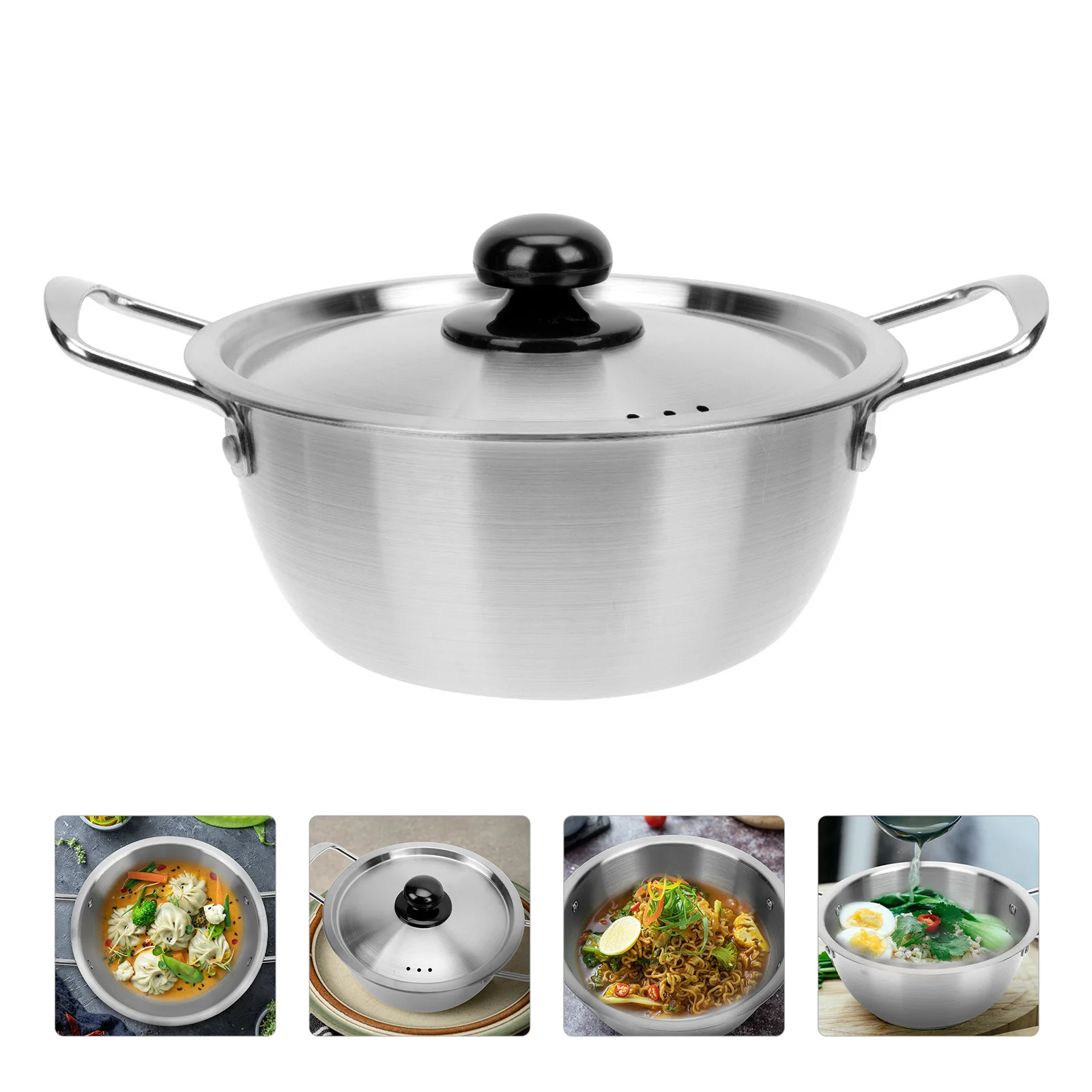 Pot Noodle Ramen Korean Cooking Soup Smallsaucepan Instant Lid Double Metal Steel Stainless Ear Hot Cooker Aluminum Ramyun
Pot Noodle Ramen Korean Cooking Soup Smallsaucepan Instant Lid Double Metal Steel Stainless Ear Hot Cooker Aluminum Ramyun