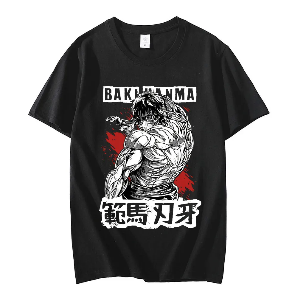 The Grappler Anime T Shirt Manga Yujiro Baki Hanma Short Sleeve T-shirt Men's Casual Cotton T-shirts Harajuku Streetwear Unisex
The Grappler Anime T Shirt Manga Yujiro Baki Hanma Short Sleeve T-shirt Men's Casual Cotton T-shirts Harajuku Streetwear Unisex