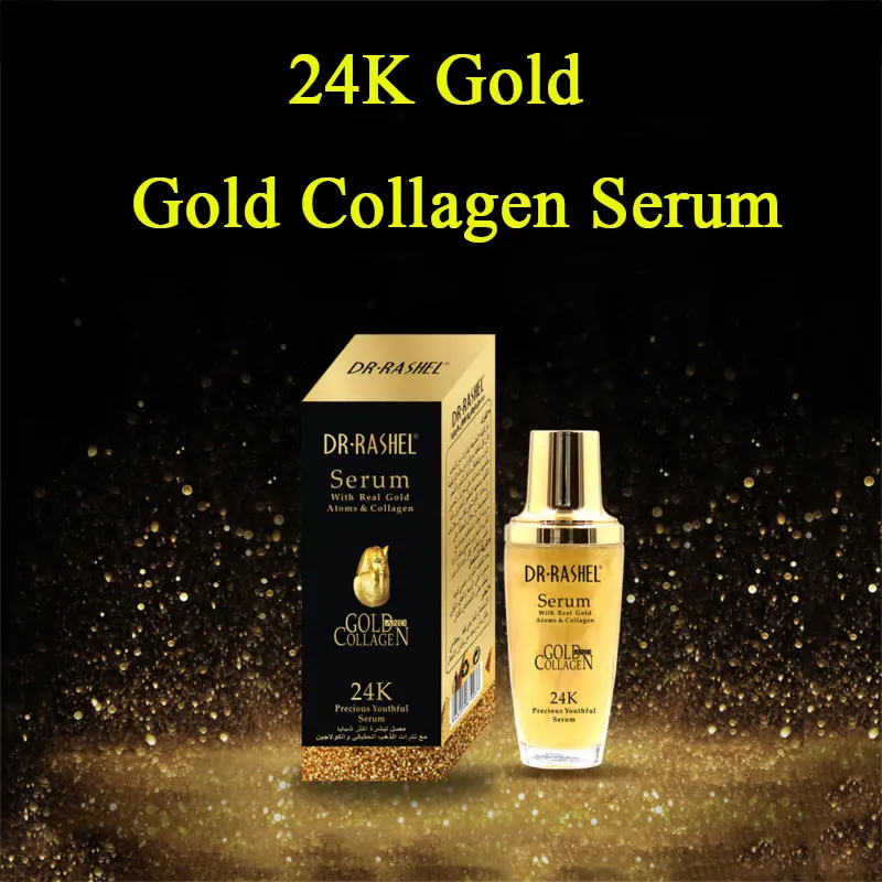 

DR RASHEL Gold Collagen Elastin Serum Anti Wrinkle Aging Moisturizing Serum Acne Treatment Whitening Face Ageless Skin Care