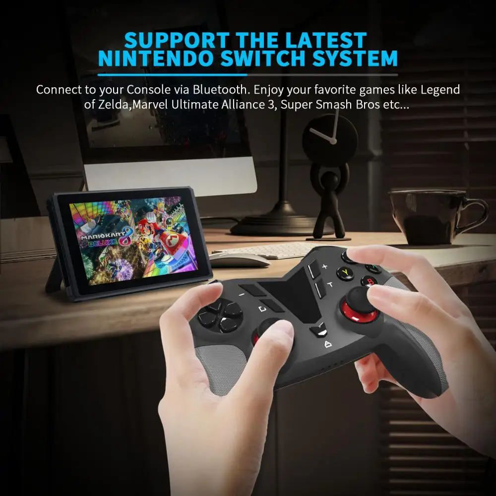 

Wireless Controller Gamepad+NFC 6-axis Gyroscope For Switch NS /PC For Nintend Switch / Switch Lite / PC D/X
