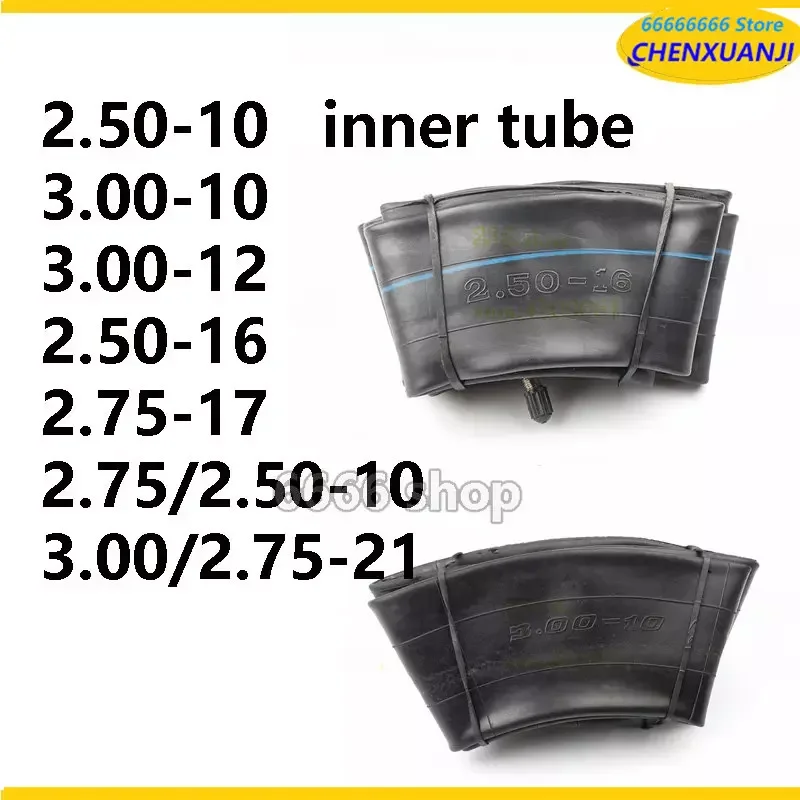 Dirt Pit Bike Inner Tube 2.50-16 2.75-17 3.00-10 3.00-12 2.75/2.50-10 3.00/2.75-21 for Mini-Cross Motocross Tyre Inner Tube
Dirt Pit Bike Inner Tube 2.50-16 2.75-17 3.00-10 3.00-12 2.75/2.50-10 3.00/2.75-21 for Mini-Cross Motocross Tyre Inner Tube