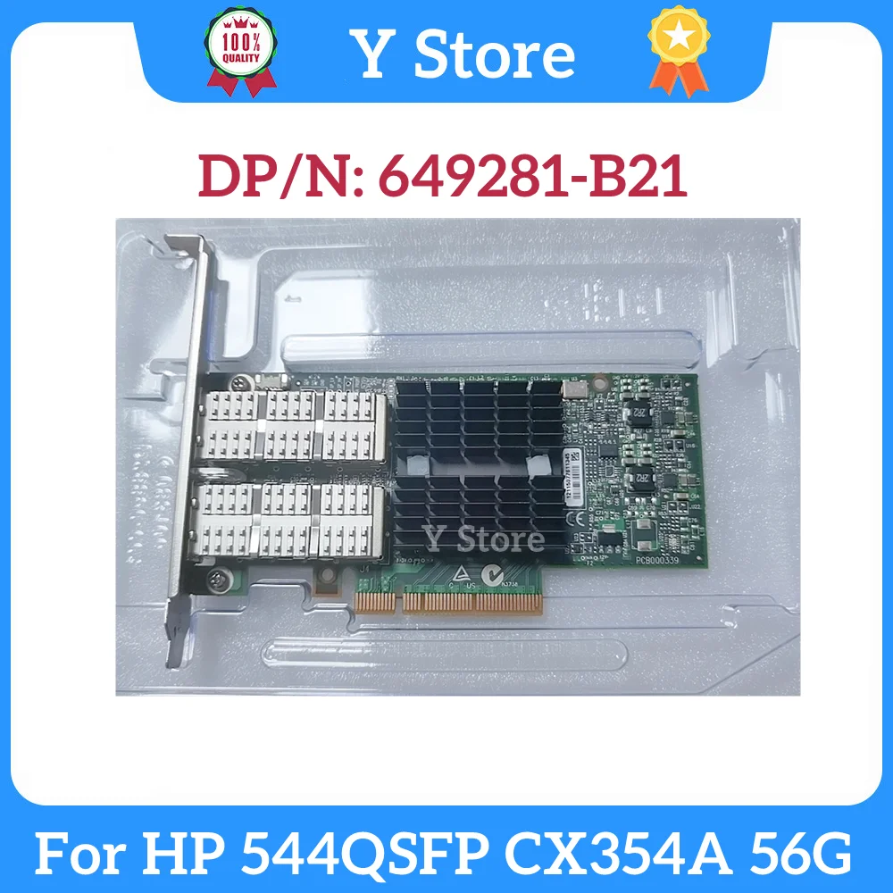 Y Store для HP 649281-B21 661685-001 656089-001 544QSFP CX354A 56G сетевая карта быстрая доставка
Y Store для HP 649281-B21 661685-001 656089-001 544QSFP CX354A 56G сетевая карта быстрая доставка