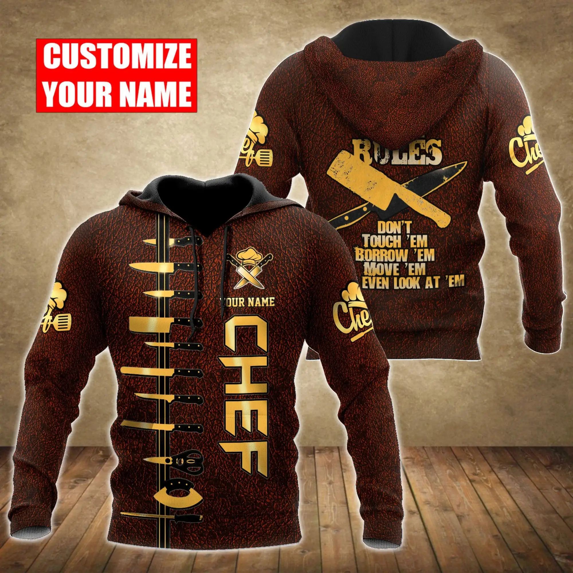 Custom Name Master Chef 3D All Over Printed Men Hoodie Unisex Hooded sweatshirt Streetwear Casual zipper hoodies DK461
Custom Name Master Chef 3D All Over Printed Men Hoodie Unisex Hooded sweatshirt Streetwear Casual zipper hoodies DK461