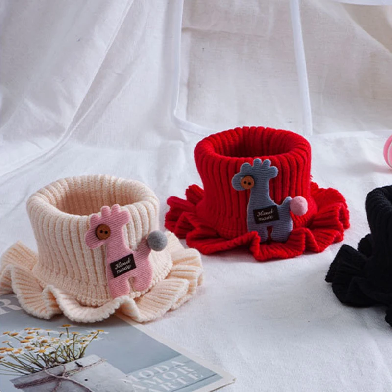 Cartoon Baby Scarf Wool Knitted Warm Muffle Girls Winter Shawl Pullover Windproof Kids Thermal Neckerchief Children Accessory
Cartoon Baby Scarf Wool Knitted Warm Muffle Girls Winter Shawl Pullover Windproof Kids Thermal Neckerchief Children Accessory