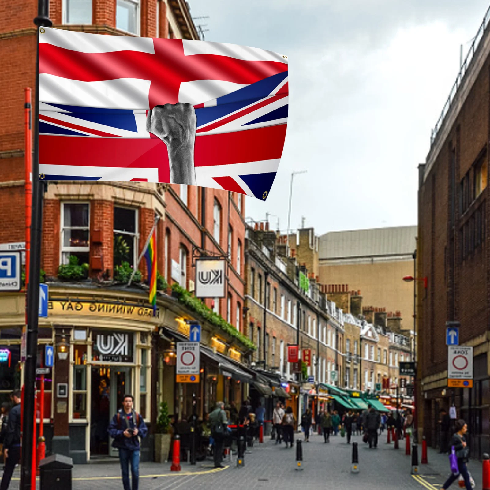 Queens Jubilee Flag 2022 Union Jack Flag Featuring Her Majesty The Queen 70th Anniversary British Memorial Decoration For Garden
Queens Jubilee Flag 2022 Union Jack Flag Featuring Her Majesty The Queen 70th Anniversary British Memorial Decoration For Garden