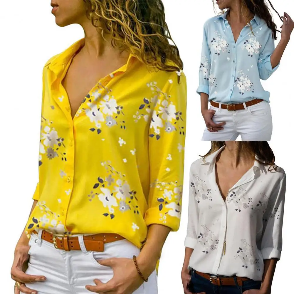Lady Shirt Floral Print Shirt Tops Women Blouses Shirts Office Lady Blusas Single-breasted Shirt Casual Spring Blouse TShirt Tee
Lady Shirt Floral Print Shirt Tops Women Blouses Shirts Office Lady Blusas Single-breasted Shirt Casual Spring Blouse TShirt Tee