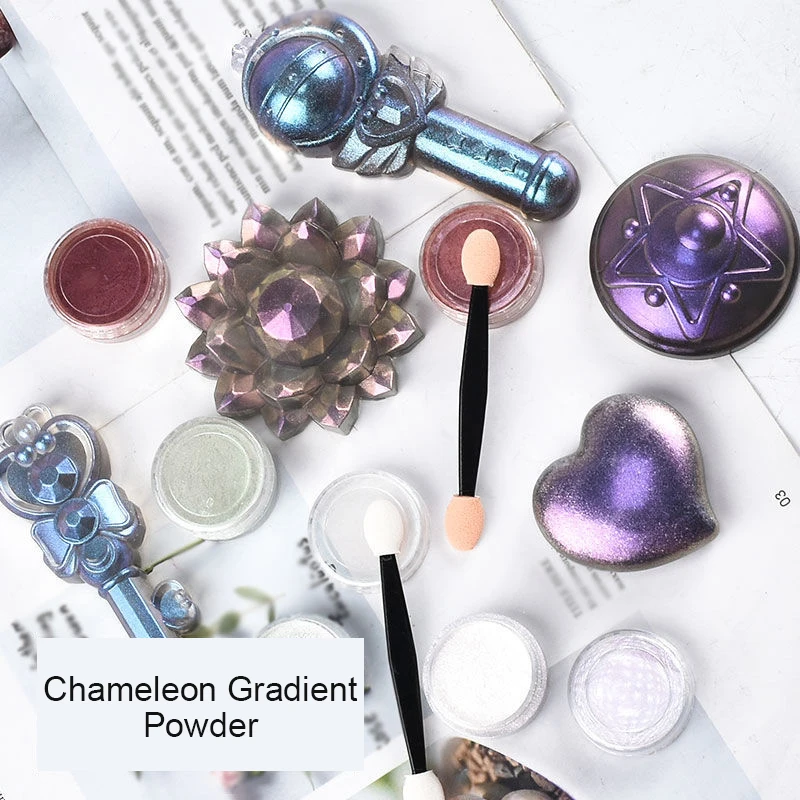 Chameleon Dip Nail Powder Metal Mirror Epoxy Resin Mold Pigment Powder Dust Nails Accessories Nail Art Decorations Nail Design
Chameleon Dip Nail Powder Metal Mirror Epoxy Resin Mold Pigment Powder Dust Nails Accessories Nail Art Decorations Nail Design