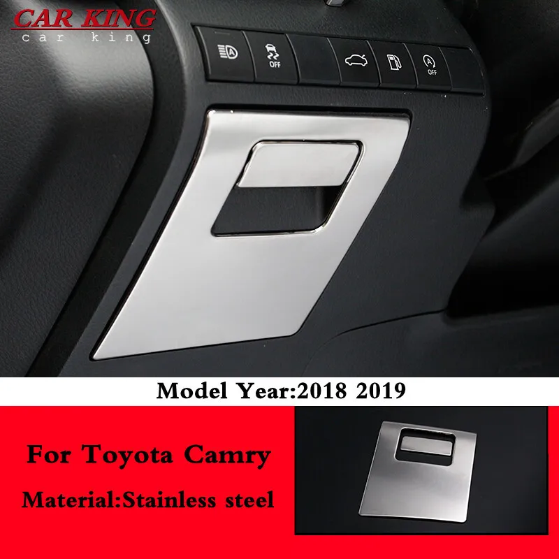 For Toyota Camry 2018 2019 2020 70 V70 Xv70 Car Driver Side Storage Box Switch Panel Stainless Steel interior Accessories 2pcs
For Toyota Camry 2018 2019 2020 70 V70 Xv70 Car Driver Side Storage Box Switch Panel Stainless Steel interior Accessories 2pcs