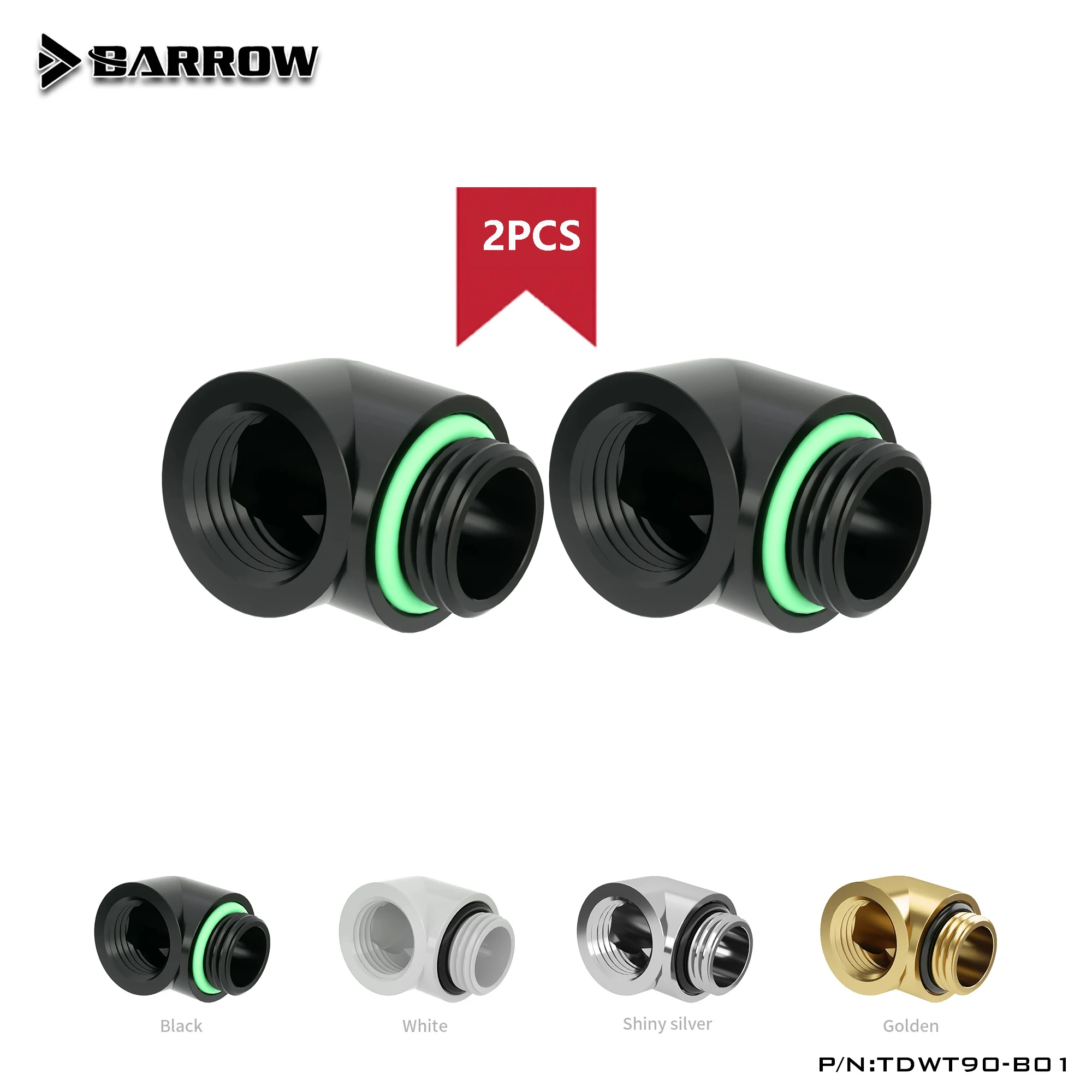 Barrow 2 шт. 90 градусов фитинг ПК G1/4 Штекер-гнездо для детской конструкции с водяным охлаждением
Barrow 2 шт. 90 градусов фитинг ПК G1/4 Штекер-гнездо для детской конструкции с водяным охлаждением