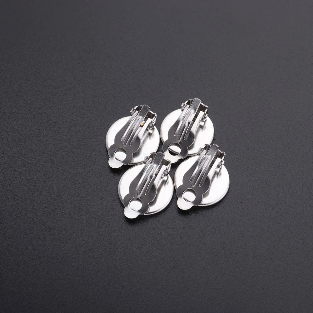 20 Pcs Round Tray Stainless Steel Ear Clips Materials Beautiful Delicate Earrings Accessories
20 Pcs Round Tray Stainless Steel Ear Clips Materials Beautiful Delicate Earrings Accessories
