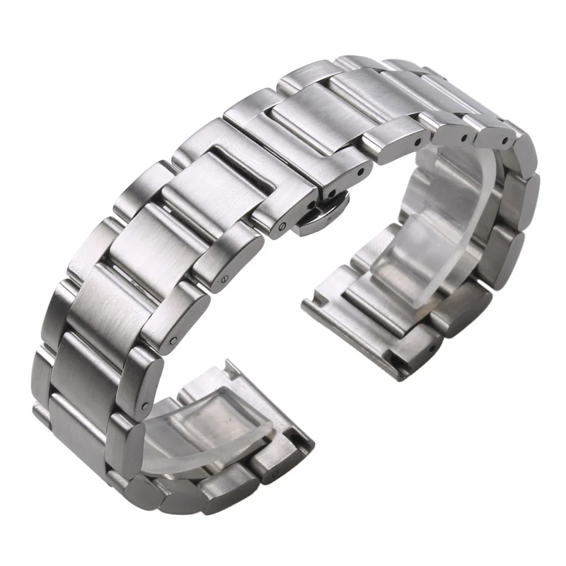 Stainless Steel Watch Band Bracelet 18 20 21 22 23 24mm Women Men Solid Metal Wristband Replacement Strap Accessories With Tool
Stainless Steel Watch Band Bracelet 18 20 21 22 23 24mm Women Men Solid Metal Wristband Replacement Strap Accessories With Tool