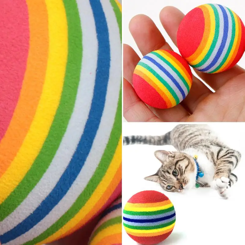 2/4/5PCS Cat Toy Ball Colorful Pet Rainbow Foam Fetch Balls 3.5cm Rattle Cat Scratch EVA Ball Training Interactive Dog Funny Toy
2/4/5PCS Cat Toy Ball Colorful Pet Rainbow Foam Fetch Balls 3.5cm Rattle Cat Scratch EVA Ball Training Interactive Dog Funny Toy