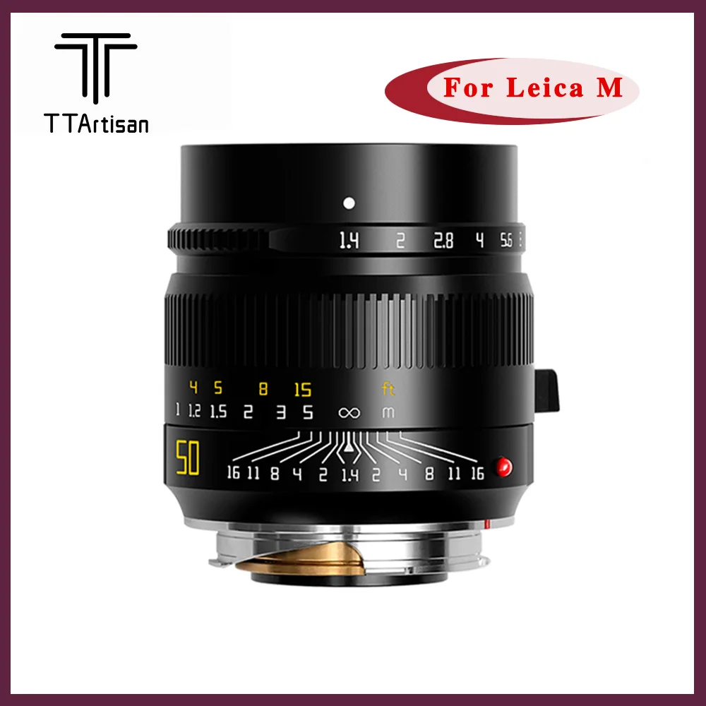 TTartisan 50 мм F1.4 ASPH объектив камеры для Leica M Mount MF ручной фокусный объектив для M6 M7 M8 M9 M9P M10 M262 M240 M10P M10M M10R
TTartisan 50 мм F1.4 ASPH объектив камеры для Leica M Mount MF ручной фокусный объектив для M6 M7 M8 M9 M9P M10 M262 M240 M10P M10M M10R