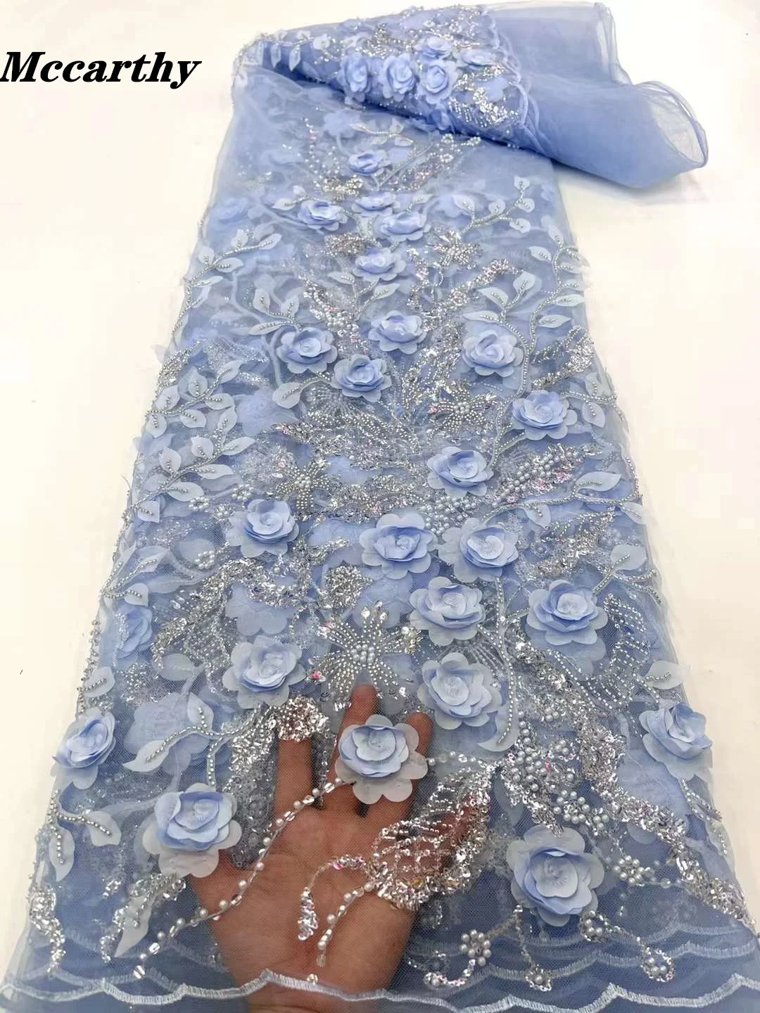 African Lace Fabric 2022 High Quality Tulle Lace French 3D flowers Lace Fabric With Beads Nigerian Mesh Lace Fabrics For Party
African Lace Fabric 2022 High Quality Tulle Lace French 3D flowers Lace Fabric With Beads Nigerian Mesh Lace Fabrics For Party