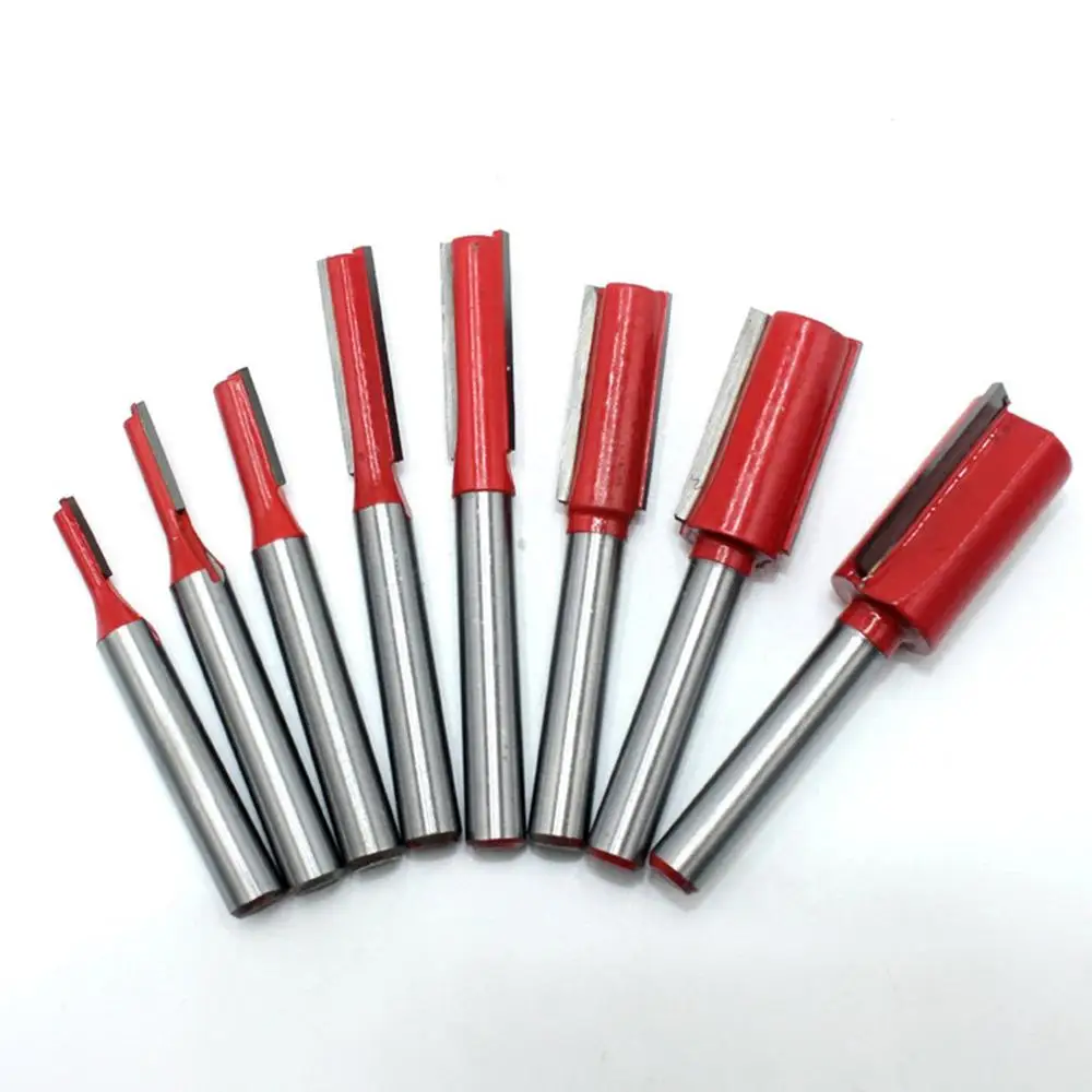 7pcs/set Shank Straight Bit Woodworking Trimming Router Bit Wood Slotting Engraving Machine Carbide Milling Cutter
7pcs/set Shank Straight Bit Woodworking Trimming Router Bit Wood Slotting Engraving Machine Carbide Milling Cutter