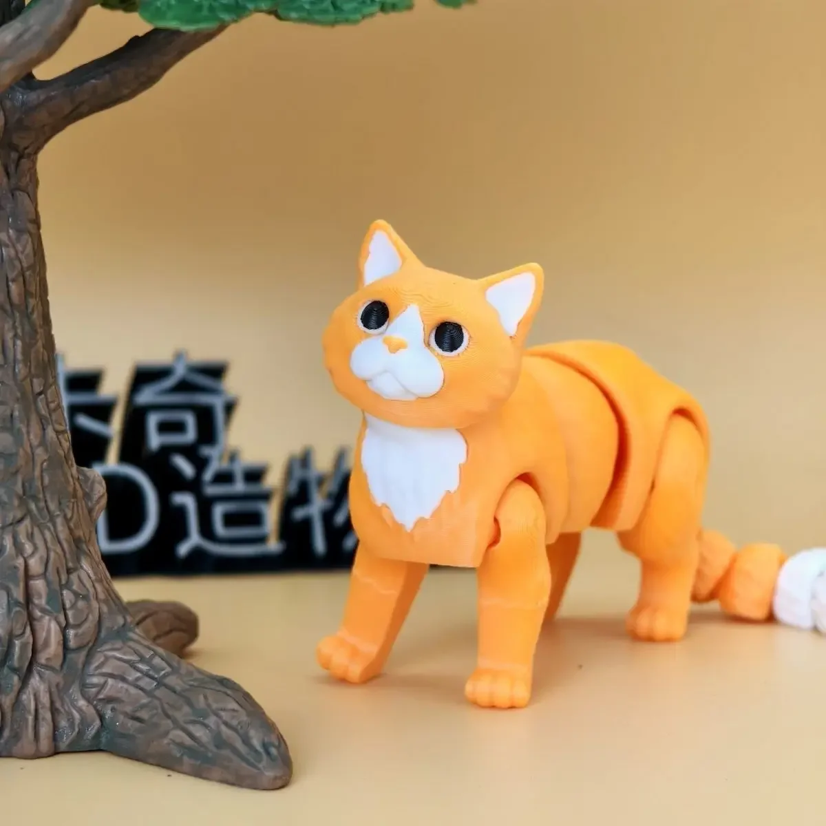 Оранжевый кот с 3D-печатью — подвижная многосуставная фигурка | Kawaii домашний декор и игривый подарок для детей и любителей кошек
Оранжевый кот с 3D-печатью — подвижная многосуставная фигурка | Kawaii домашний декор и игривый подарок для детей и любителей кошек