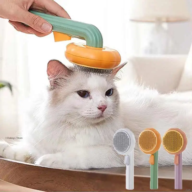 Pumpkin Cat Brush Hair Removes Grooming Brush For Cat Dog Hair Self Cleaning Loose Underlayers Tangled Beauty Pet Accessories
Pumpkin Cat Brush Hair Removes Grooming Brush For Cat Dog Hair Self Cleaning Loose Underlayers Tangled Beauty Pet Accessories