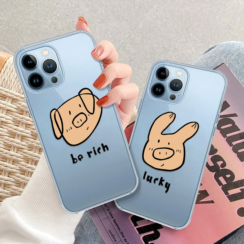 Funny Pig Case for Iphone 14 13 Clear Soft TPU Coque Capa for Iphone 12 Mini XS X XR 6S 7 8 Plus SE 2022 2020 11 14 Pro Max
Funny Pig Case for Iphone 14 13 Clear Soft TPU Coque Capa for Iphone 12 Mini XS X XR 6S 7 8 Plus SE 2022 2020 11 14 Pro Max
