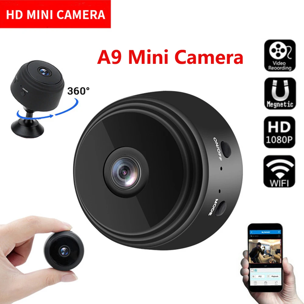 HD 1080P WIFI IP Camera Portable Mini Surveillance Camera Home Security Small Size IR Night Vision Motion Detect Alarm
HD 1080P WIFI IP Camera Portable Mini Surveillance Camera Home Security Small Size IR Night Vision Motion Detect Alarm