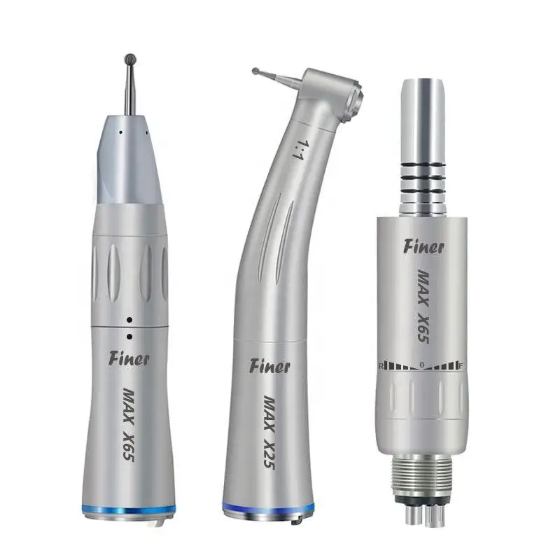 Dental Low Speed Handpiece Kit Inner Water Spray with Against Contra Angle Air Motor Straight Hand Piece
Dental Low Speed Handpiece Kit Inner Water Spray with Against Contra Angle Air Motor Straight Hand Piece