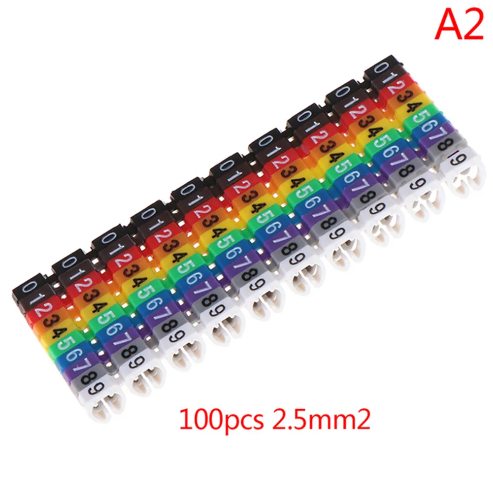 For 2-3mm Wire Cable Markers C-Type Marker Number For Wire Diameter Cable Markers 100 Pcs
For 2-3mm Wire Cable Markers C-Type Marker Number For Wire Diameter Cable Markers 100 Pcs