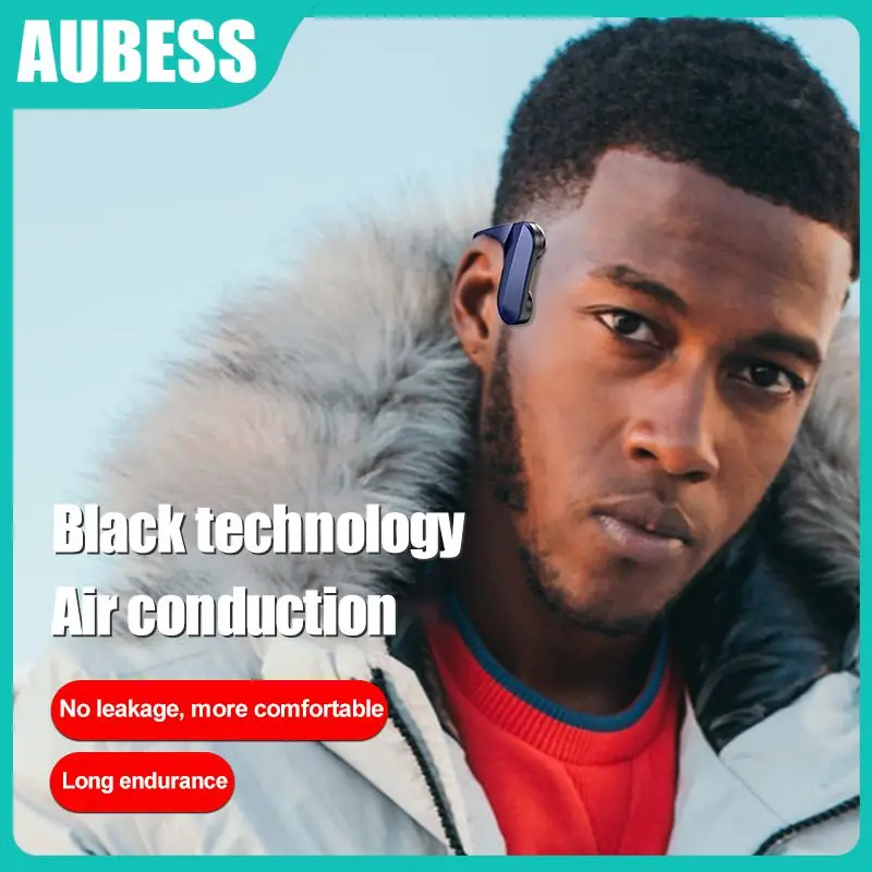 Ear Hooks Stereo Bass 180mAh Bluetooth Headphones Not In-ear TWS Earbuds Air Conduction Earphones With Mic Bluetooth Headset
Ear Hooks Stereo Bass 180mAh Bluetooth Headphones Not In-ear TWS Earbuds Air Conduction Earphones With Mic Bluetooth Headset