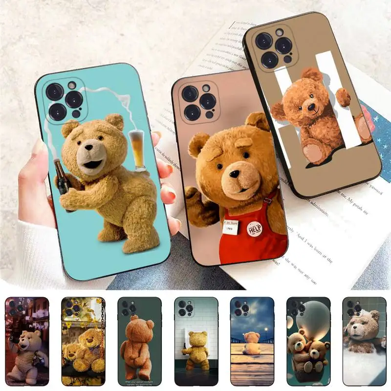 Teddy Bear funny Phone Case For iPhone 6 7 8 Plus 11 12 13 14 Pro SE 2020 MAX Mini X XS XR Back Funda Cover
Teddy Bear funny Phone Case For iPhone 6 7 8 Plus 11 12 13 14 Pro SE 2020 MAX Mini X XS XR Back Funda Cover