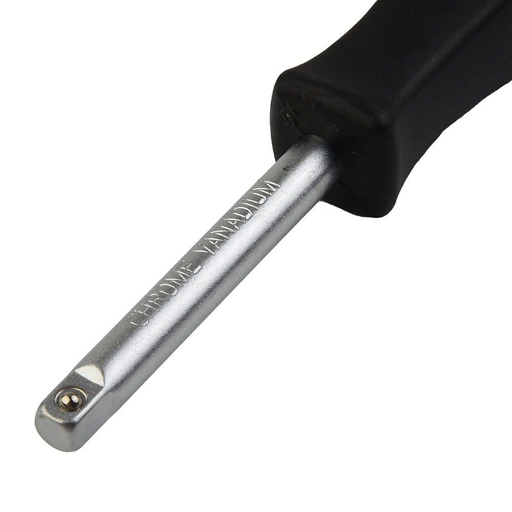 

Шатун для отвертки, маленький Спиннер 150 мм, 6,3 мм, черная Соединительная ручка, многофункциональная квадратная резиновая ручка двойного назначения