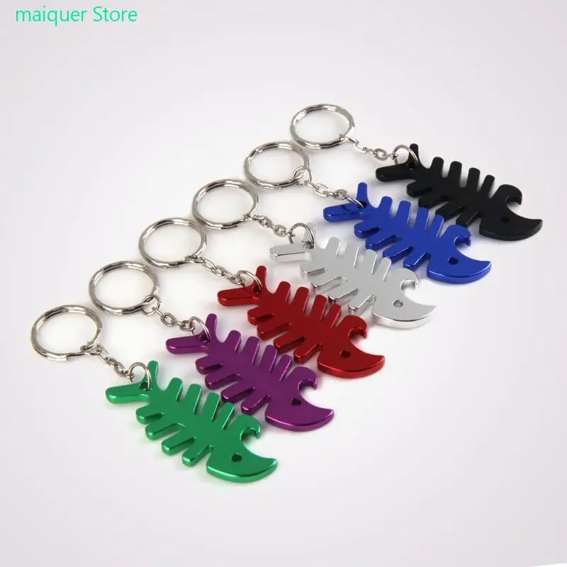 6 Colors FIsh Shape Beer Bottle Opener Fishbone Aluminum Alloy Bottle Opener Keychain Ring kitchen Tool Trinket Gifts Random
6 Colors FIsh Shape Beer Bottle Opener Fishbone Aluminum Alloy Bottle Opener Keychain Ring kitchen Tool Trinket Gifts Random