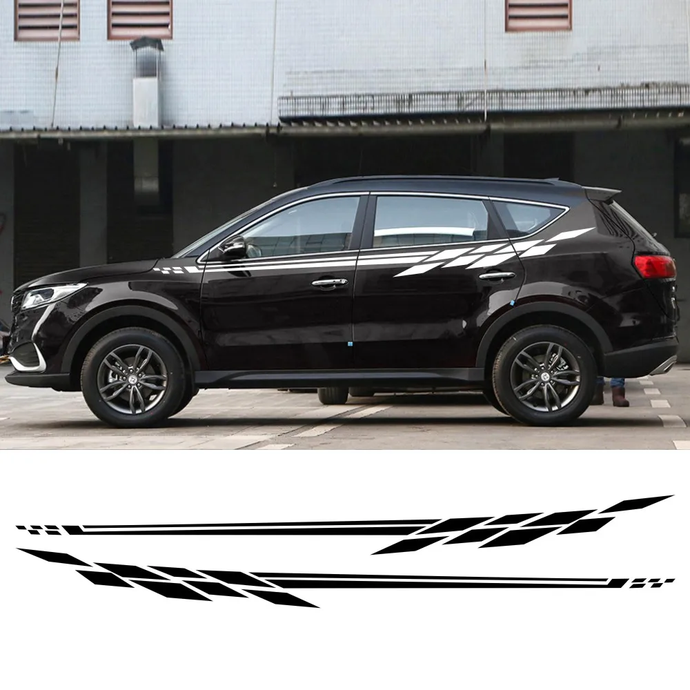 2PCS Car Side Waist Stickers For BMW Dacia FIAT Honda Nissan Hyundai Mercedes Seat Smart SUV Stripes Car Tuning Accessories
2PCS Car Side Waist Stickers For BMW Dacia FIAT Honda Nissan Hyundai Mercedes Seat Smart SUV Stripes Car Tuning Accessories