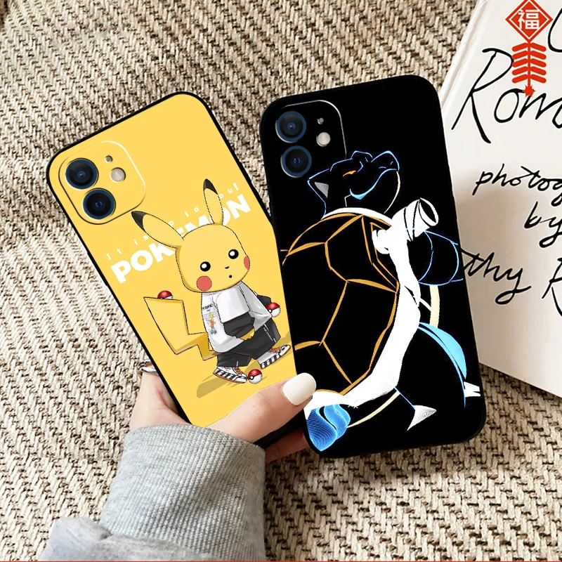 Cartoon Pokémon Phone Case For Funda iPhone 13 12 11 Pro Max Mini X XR XS Max SE 2020 6 6s 7 8 Plus Coque Back Celular Etui
Cartoon Pokémon Phone Case For Funda iPhone 13 12 11 Pro Max Mini X XR XS Max SE 2020 6 6s 7 8 Plus Coque Back Celular Etui