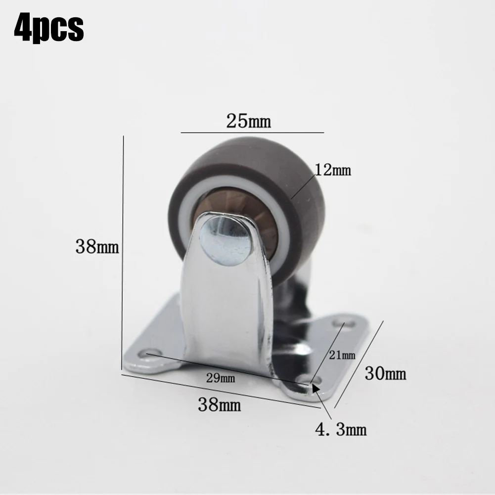 4PCS Rubber Wheels Swivel Caster With Bearing Wear-Resistant Mute TPR Furniture Caster Fixed/Active/Dual Brake Home Hardeware
4PCS Rubber Wheels Swivel Caster With Bearing Wear-Resistant Mute TPR Furniture Caster Fixed/Active/Dual Brake Home Hardeware