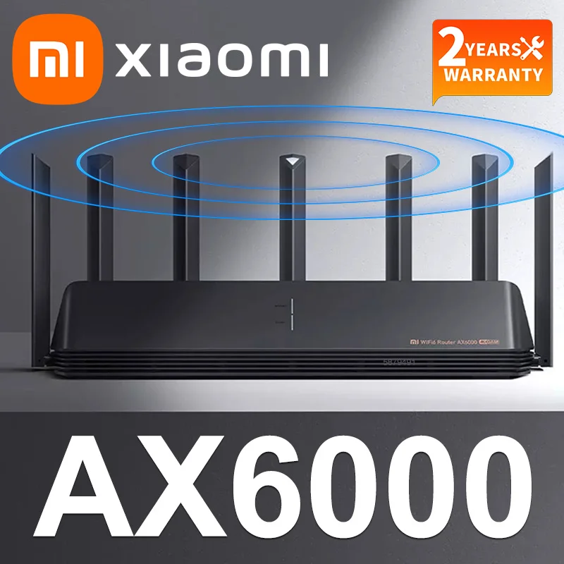 xiaomi AX6000 Wifi Router Signal Booster Repeater Extend Gigabit Amplifier Wifi 6 Nord Vpn Mesh 5GHz Wifi Router For smart Home 
xiaomi AX6000 Wifi Router Signal Booster Repeater Extend Gigabit Amplifier Wifi 6 Nord Vpn Mesh 5GHz Wifi Router For smart Home
