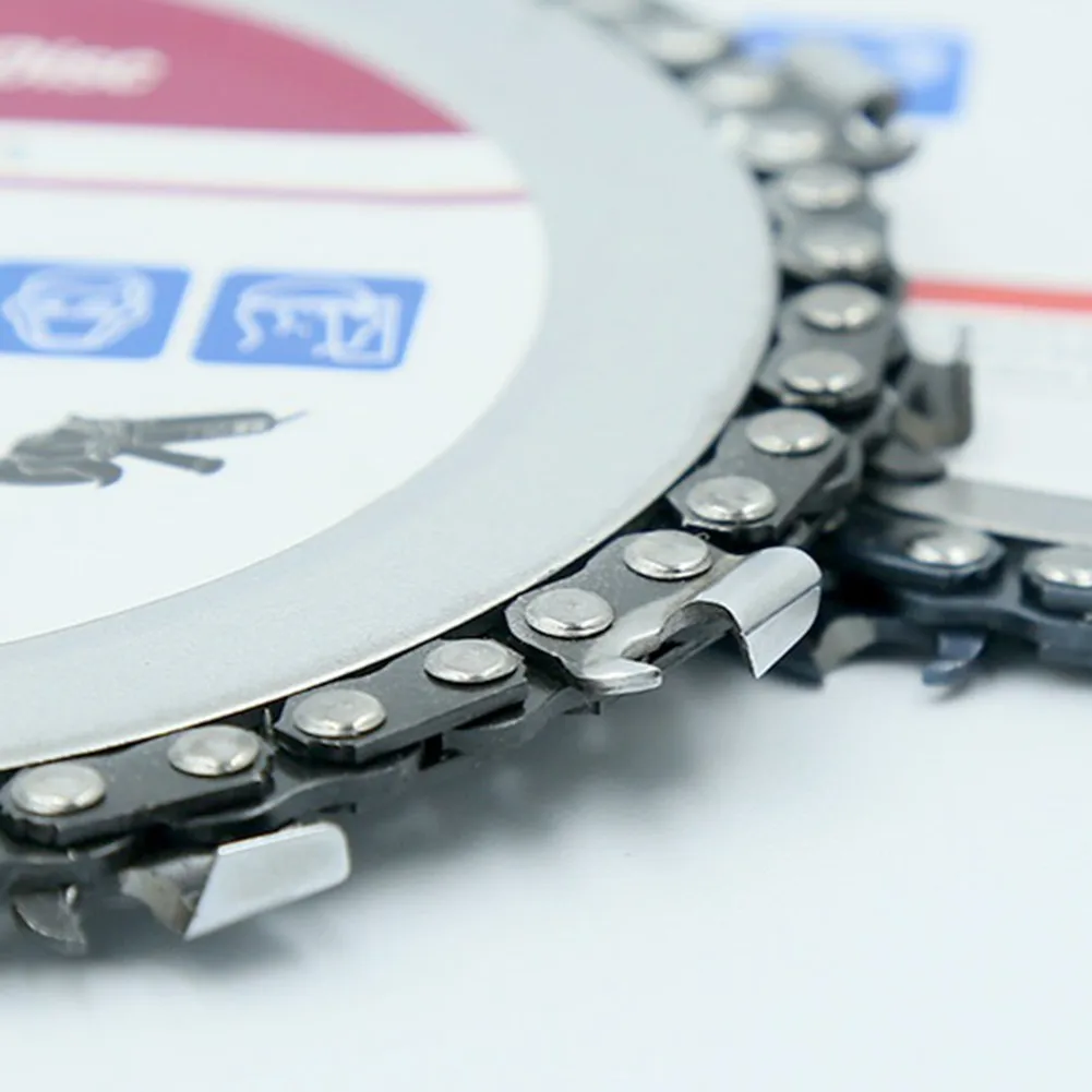 125*22 Mm 5Inch 14 Tooth Angle Grinder Chain Chain Saw Blade Disc Alloy Steel Chainsaw Wheel WoodWooking Cutting Carving Tool
125*22 Mm 5Inch 14 Tooth Angle Grinder Chain Chain Saw Blade Disc Alloy Steel Chainsaw Wheel WoodWooking Cutting Carving Tool