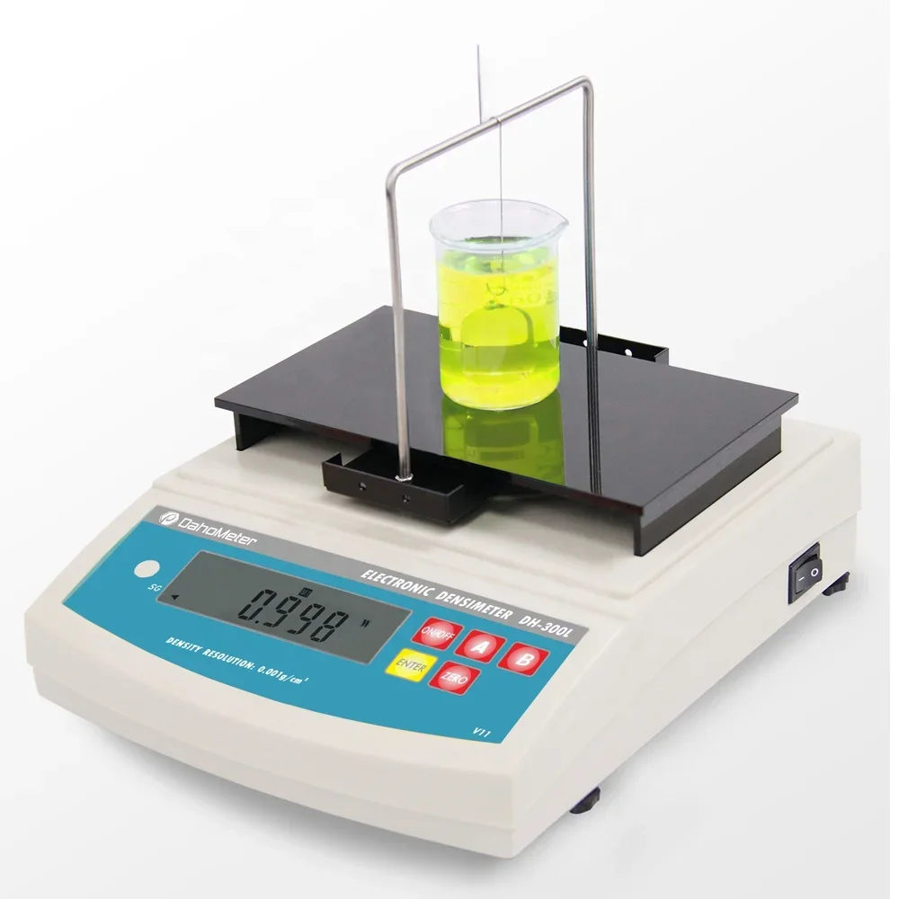 Digital High Precision Liquid Densitometer DH-300L Liquid Density Measurement Specific Density meter for Liquids
Digital High Precision Liquid Densitometer DH-300L Liquid Density Measurement Specific Density meter for Liquids