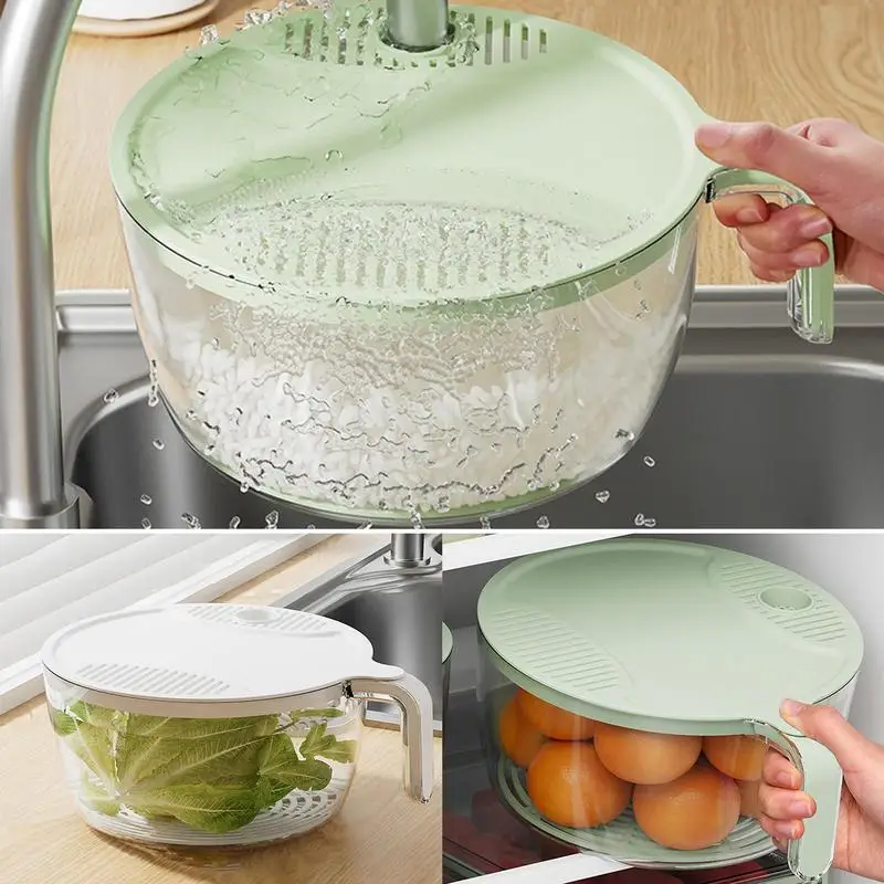 Rice Washing Basket Multifunctions Vegetable Washing Organizer With Lid Vegetable Washing Sink Strainer Basket For Fruits And 
Rice Washing Basket Multifunctions Vegetable Washing Organizer With Lid Vegetable Washing Sink Strainer Basket For Fruits And