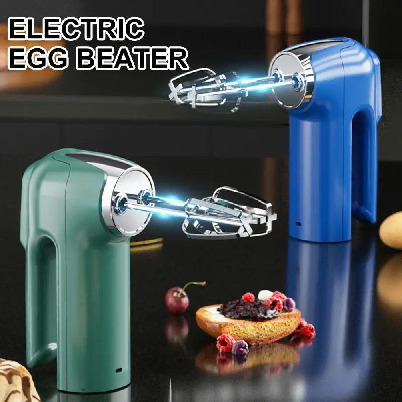 Electric Egg Beater Wireless Double Head Hand Mixer 3 Speeds Adjustable Cream Mixer Kitchen Appliances Handheld Whisk Tool
Electric Egg Beater Wireless Double Head Hand Mixer 3 Speeds Adjustable Cream Mixer Kitchen Appliances Handheld Whisk Tool