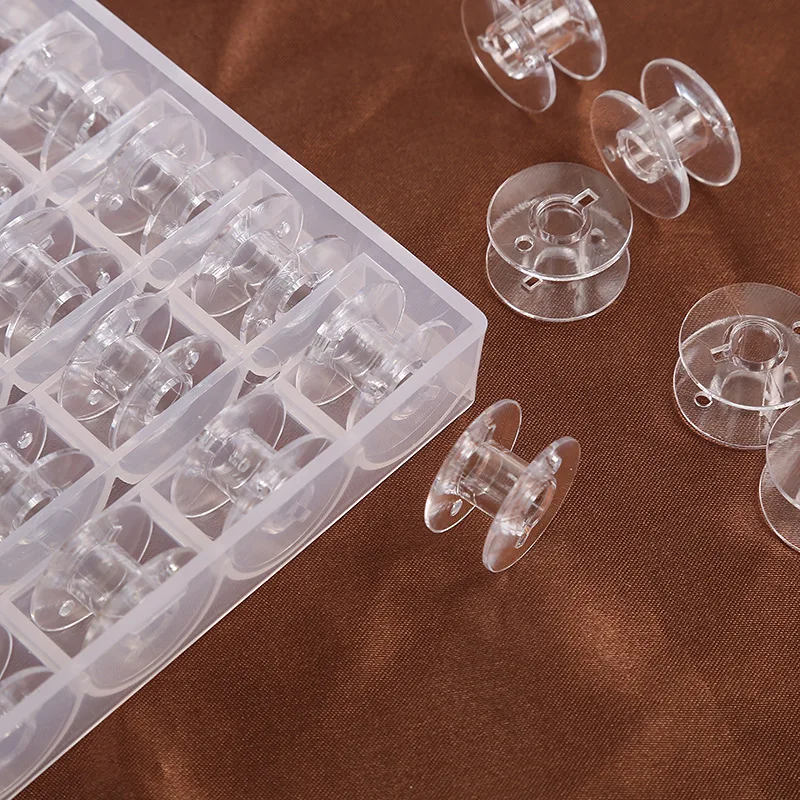 25Pcs Sewing Machine Organizers Clear Sewing Bobbins Plastic Storage Box Empty Bobbins Spools Home Sewing Storage Accessories
25Pcs Sewing Machine Organizers Clear Sewing Bobbins Plastic Storage Box Empty Bobbins Spools Home Sewing Storage Accessories