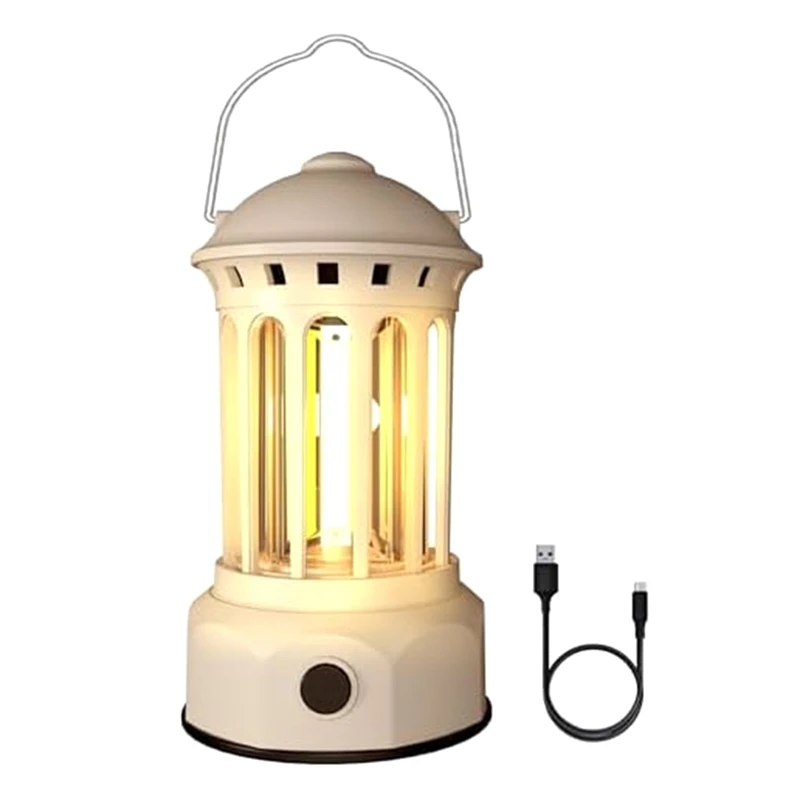 Rechargeable LED Camping Lantern For Withor Power Outages (Beige) Durable Easy To Use
Rechargeable LED Camping Lantern For Withor Power Outages (Beige) Durable Easy To Use