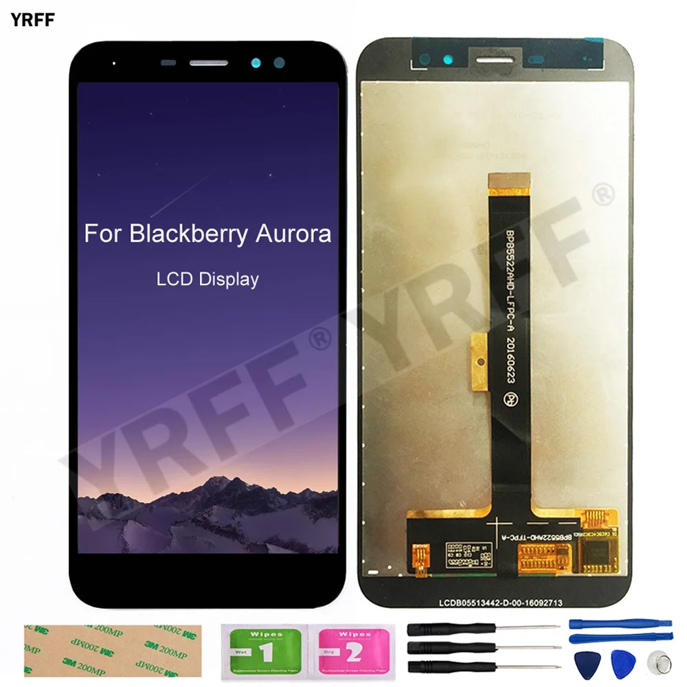 

Phone Screens For Blackberry Aurora BBC100-1 LCD Display Touch Screen Digitizer Assembly Glass Panel Sensor Replace Parts