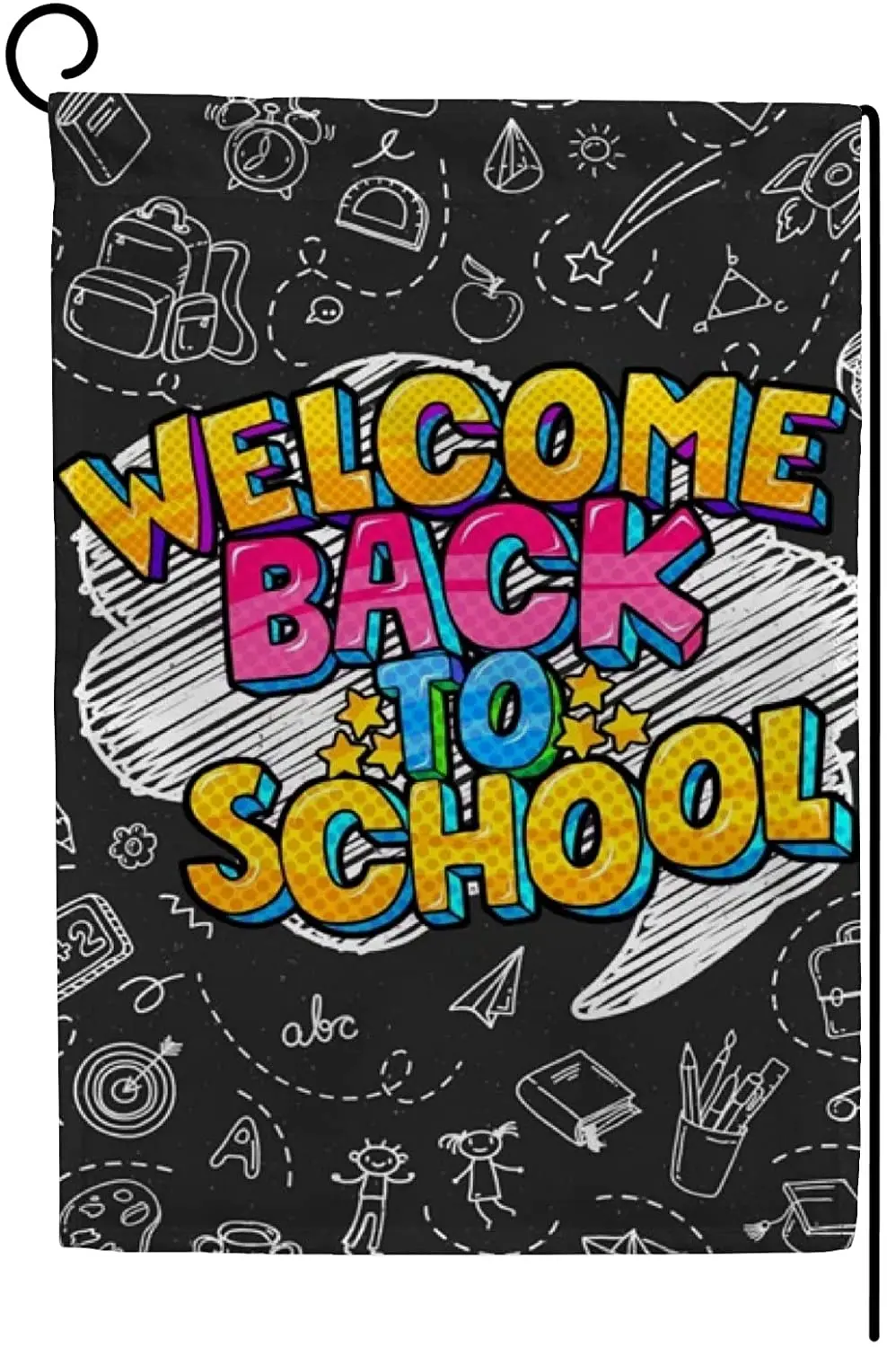 Vantaso Garden Flag Back to School Season Hello Welcome House Flags Home Yard Banner for Outside Flower Pot Double Side Print Ba
Vantaso Garden Flag Back to School Season Hello Welcome House Flags Home Yard Banner for Outside Flower Pot Double Side Print Ba