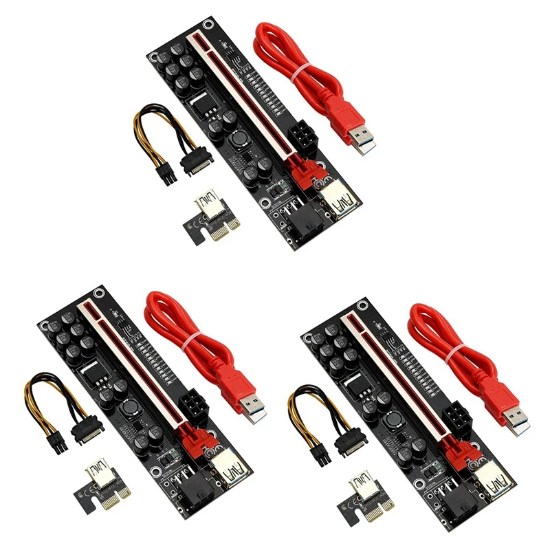 Адаптер PCIE VER011 PRO, Графическая карта, Удлинительный кабель, набор PCI-E 1X до 16X, USB 3,0, адаптер для майнинга BTC
Адаптер PCIE VER011 PRO, Графическая карта, Удлинительный кабель, набор PCI-E 1X до 16X, USB 3,0, адаптер для майнинга BTC