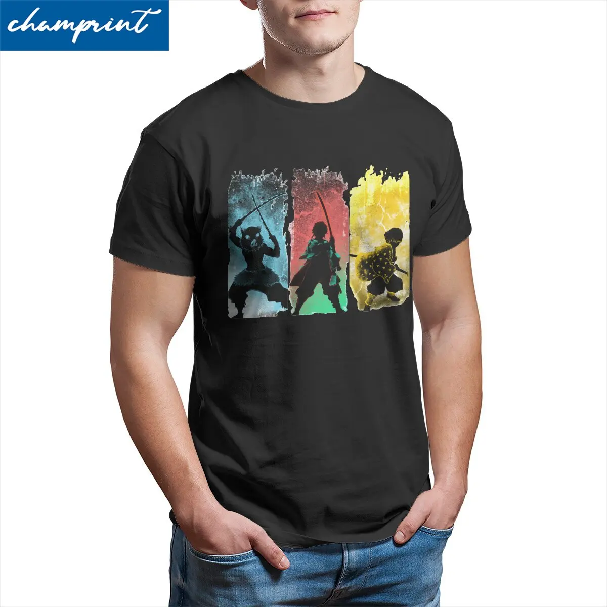 Men Demon Slayer Kamado Tanjirou Zenitsu T Shirt Anime Kimetsu No Yaiba Cotton Clothing Short Sleeve Tee Shirt Summer T-Shirt
Men Demon Slayer Kamado Tanjirou Zenitsu T Shirt Anime Kimetsu No Yaiba Cotton Clothing Short Sleeve Tee Shirt Summer T-Shirt
