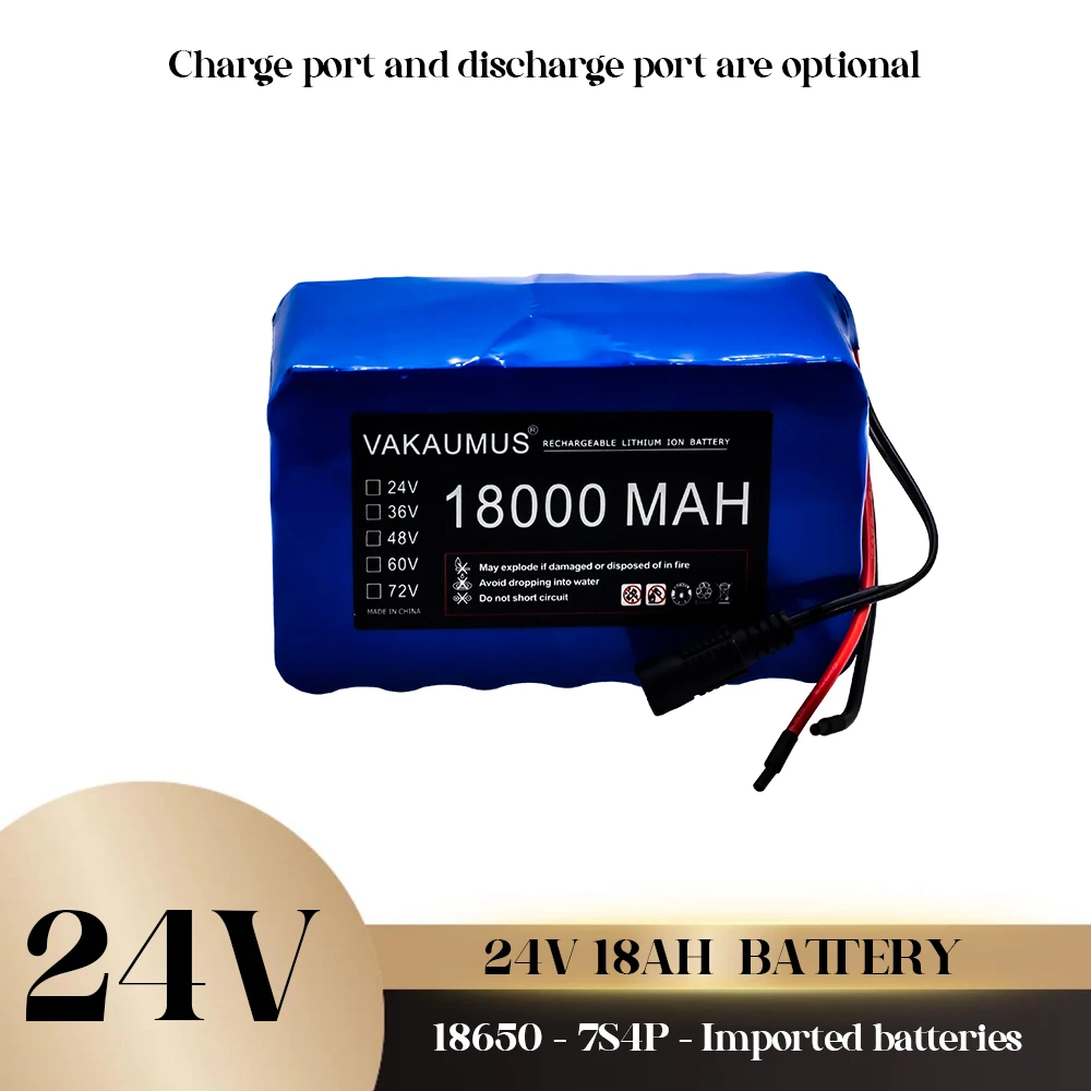 7S4P 24V 18ah 18650 battery pack for electric vehicle moped bms 18650 rechargeable lithium battery
7S4P 24V 18ah 18650 battery pack for electric vehicle moped bms 18650 rechargeable lithium battery