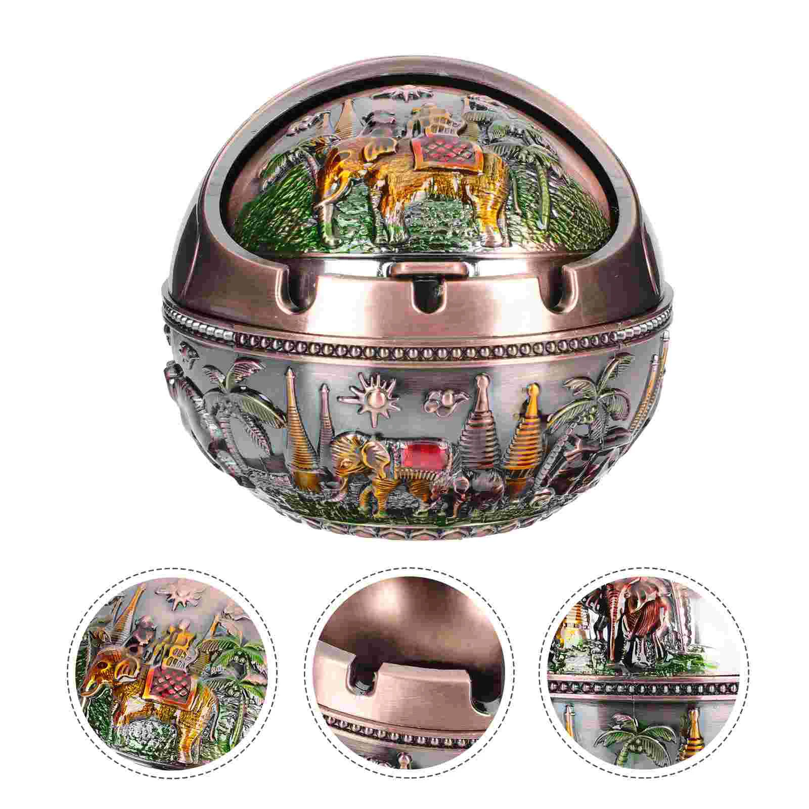 Ashtrayash Tray S Lidded Indoors Holderround Tabletop Gifts Day Desktop Father Home Decoration Rustic Gift Men Container Key
Ashtrayash Tray S Lidded Indoors Holderround Tabletop Gifts Day Desktop Father Home Decoration Rustic Gift Men Container Key