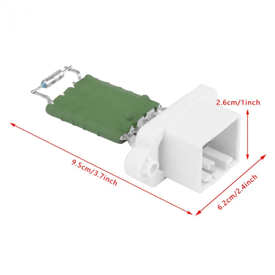 1 X Car Air Conditioner Heater Blower Motor Resistor 4 Pin Speed Regulating Resistance Connector 3M5H-18B647-AC 1325972 For Ford
1 X Car Air Conditioner Heater Blower Motor Resistor 4 Pin Speed Regulating Resistance Connector 3M5H-18B647-AC 1325972 For Ford